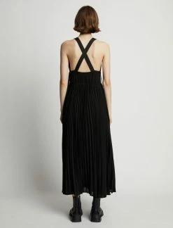 Proenza Schouler White Label | Broomstick Pleated Tank Dress - Black -Kameli Shop 18897037 43576922 1320