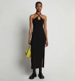 Proenza Schouler White Label | Halter Knit Jersey Dress - Black -Kameli Shop 18897043 43235487 1320