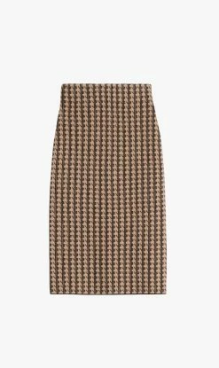 Victoria Beckham | Pencil Skirt - Beige Black