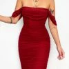 Sweetacacia Tilly Midi Dress - Wine -Kameli Shop 54CC8ACF 555F 4904 A3AB 2A6DD28230FF