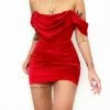 Shareen Verdes Corset Dress - Red -Kameli Shop 55326C55 A330 44B9 A116 C1C3F2D284E3