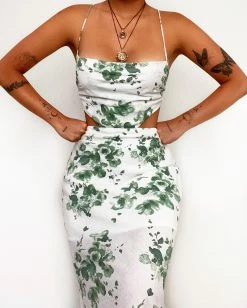 Sasha Isabella Floral Midi Dress
