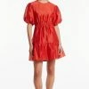 SIR THE LABEL | Lucelia Puff Sleeve Mini Dress - Red -Kameli Shop 800x1345px 2022 08 19T162453.556
