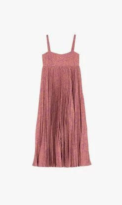 Juliette Hogan | Bella Pleat Dress - Bubble Gum