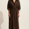 Matteau | Drawcord Shirt Dress - Carob