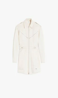 Victoria Beckham | Zip Detail Utility Dress - Off White