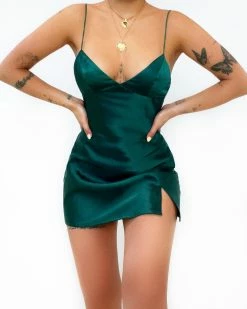 Kameli Boutique Jayden Mini Dress - Green