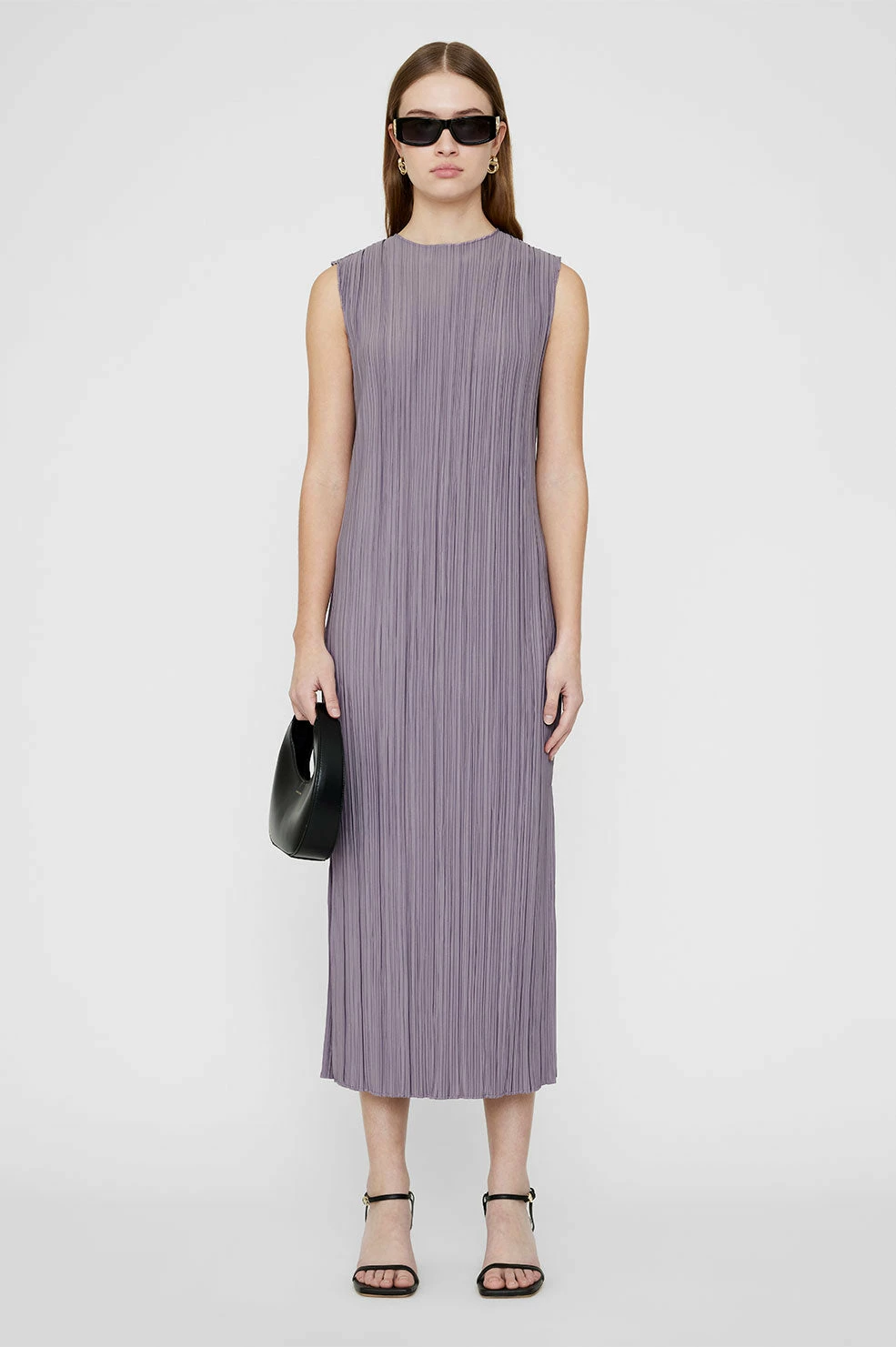 Anine Bing | Melanie Dress - Ash Violet 4 Anine Bing | Melanie Dress - Ash Violet - Image 2