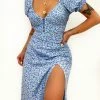 Kameli Boutique Loxley Floral Midi Dress - Blue 2 Kameli Boutique Loxley Floral Midi Dress - Blue -Kameli Shop AD627480 1DF0 46C8 BEC7 9B8DA2410E4E