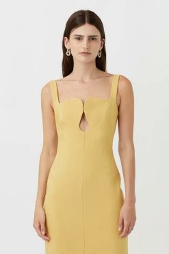 Camilla And Marc | Brixton Dress - Mustard Yellow -Kameli Shop C M camilla and marc brixton cutout midi yellow dress 4 640x960 2x 607afe57 6077 4785 af34 c315bd67e1dc