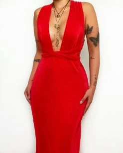 Kameli Boutique Alaska Maxi Dress - Red