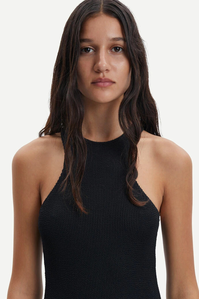 Samsoe Samsoe | Erin Dress - Caviar 7 Samsoe Samsoe | Erin Dress - Caviar - Image 5