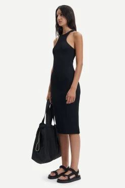 Samsoe Samsoe | Erin Dress - Caviar 10 Samsoe Samsoe | Erin Dress - Caviar -Kameli Shop F23100111 194006TCX 4