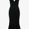 Victoria Beckham | Sleeveless Flared Dress - Black 2 Victoria Beckham | Sleeveless Flared Dress - Black -Kameli Shop FEF