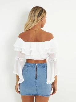 Kameli Boutique KB Denim Skirt - Blue -Kameli Shop Kameli 0903222278BW