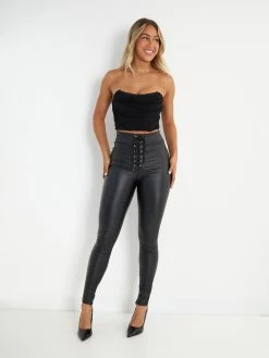 Kameli Boutique Christina Bustier Top - Black -Kameli Shop Kameli 0903222386BW