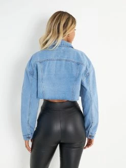 Kameli Boutique Everyday Crop Denim Jacket -Kameli Shop Kameli 0903222441BW