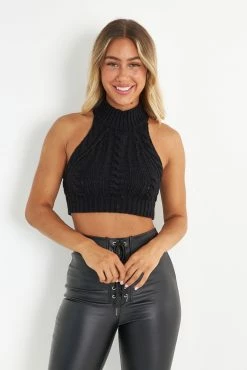 Kameli Boutique Mars Knit Top - Black -Kameli Shop Kameli 0903222457
