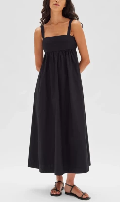 Assembly Label | Frida Poplin Dress - Black