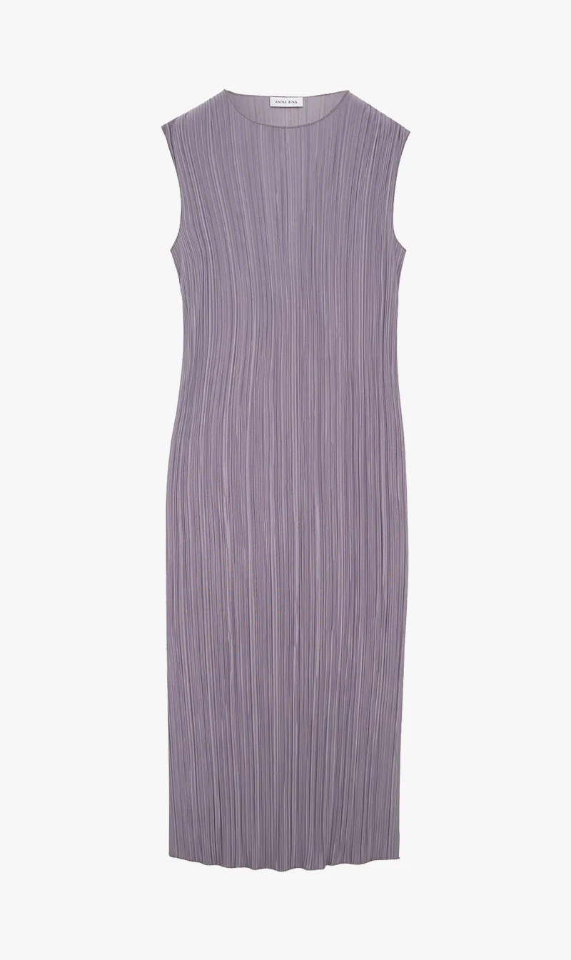 Anine Bing | Melanie Dress - Ash Violet 3 Anine Bing | Melanie Dress - Ash Violet