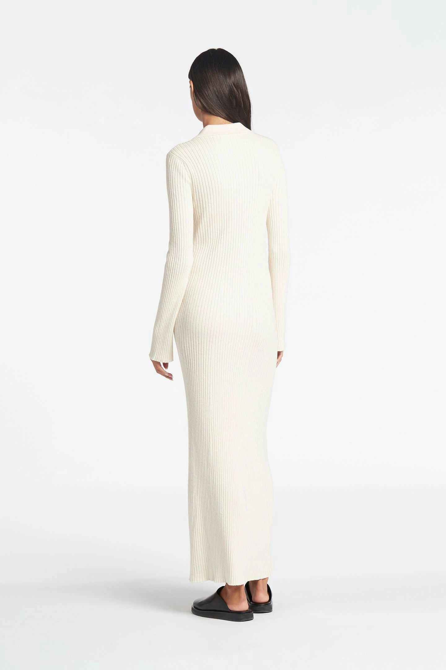 SIR The Label | Enes Button Down Dress - Natural 5 SIR The Label | Enes Button Down Dress - Natural - Image 3