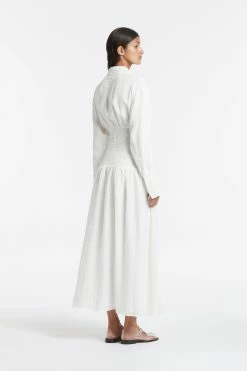 SIR The Label | Diana Collared Maxi Dress - Ivory -Kameli Shop S54 21776 SirTheLabel 1472 1440x ba4fdf29 ee95 4c61 8185 11a8c9b75167
