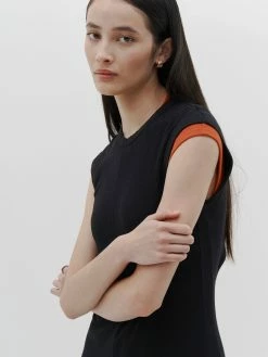 Bassike | Open Back Muscle Tank Dress - Black -Kameli Shop SS22WFD61 open back muscle tank dress black DETAIL3 2000x 10fce4b5 7e27 4515 8364 4f6b252f457c