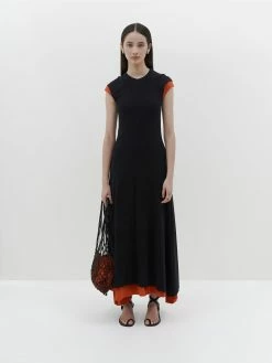 Bassike | Open Back Muscle Tank Dress - Black -Kameli Shop SS22WFD61 open back muscle tank dress black FULL 2000x b0273ac4 64ec 4428 aa6c 7ab59b26da33