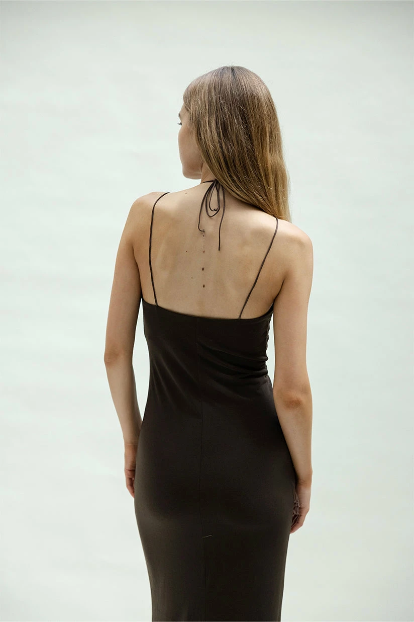 Musier Paris | Kimolos Dress - Brown 6 Musier Paris | Kimolos Dress - Brown - Image 4