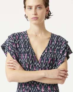Isabel Marant | Almeya Dress - Faded Night -Kameli Shop ScreenShot2022 02 01at12.53.14PM