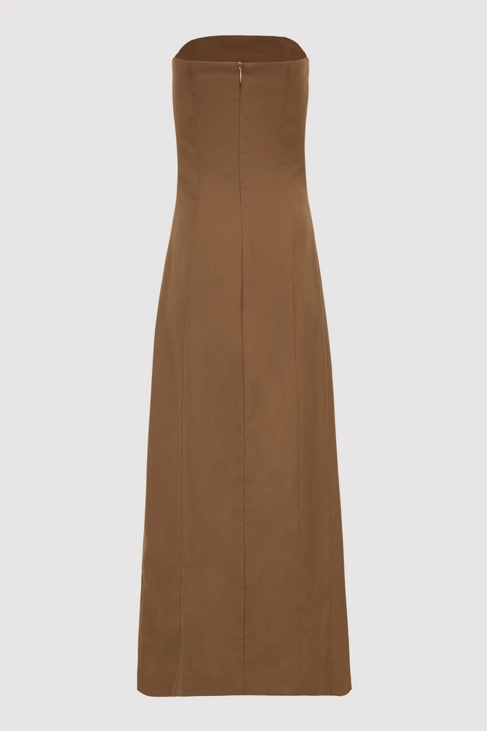 ST AGNI St. Agni | Tailored Wool Midi Dress - Truffle 6 ST AGNI St. Agni | Tailored Wool Midi Dress - Truffle - Image 4