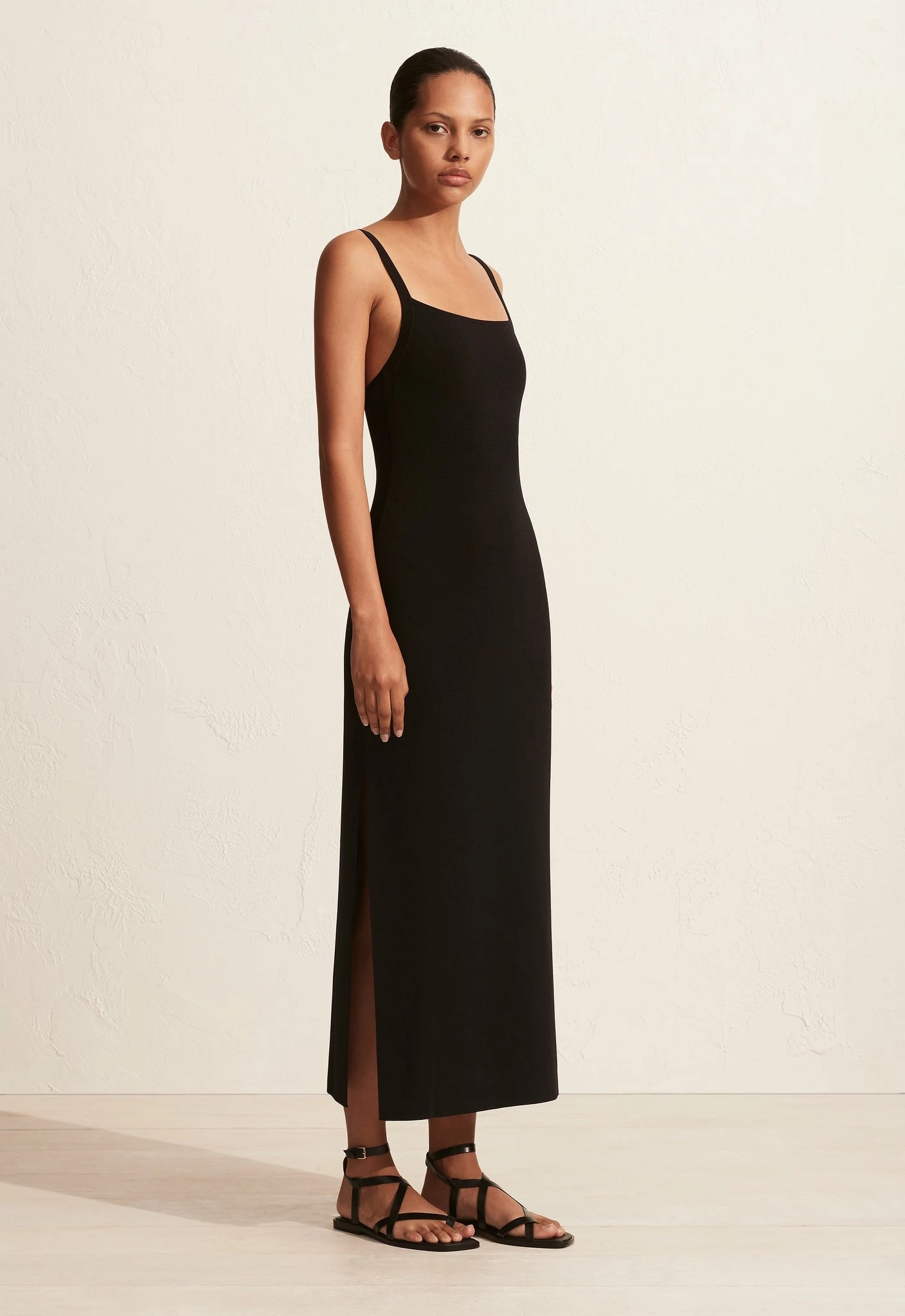 Matteau | Square Knit Dress - Black 5 Matteau | Square Knit Dress - Black - Image 3