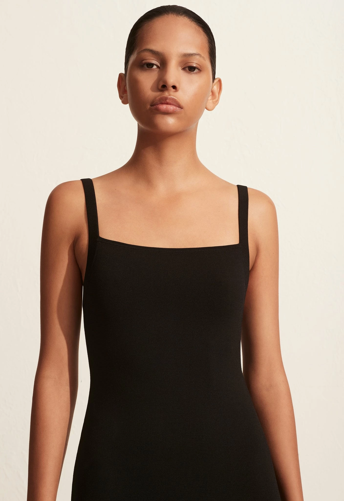 Matteau | Square Knit Dress - Black 6 Matteau | Square Knit Dress - Black - Image 4