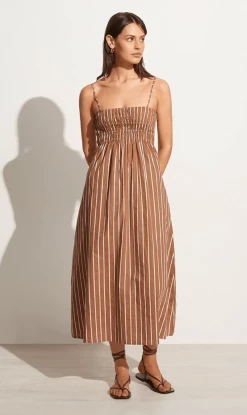 Faithfull The Brand | Marieka Midi Dress - Adia Stripe -Kameli Shop Untitleddesign 2023 02 22T090431.385