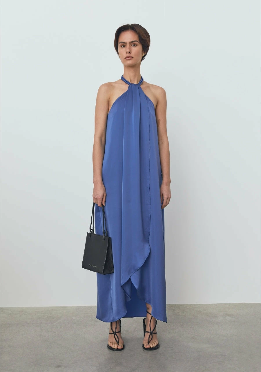 Viktoria & Woods | Beatrice Halter Dress - Cobalt 4 Viktoria & Woods | Beatrice Halter Dress - Cobalt - Image 2