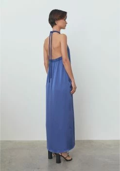 Viktoria & Woods | Beatrice Halter Dress - Cobalt 11 Viktoria & Woods | Beatrice Halter Dress - Cobalt -Kameli Shop W2326 COBALT 4