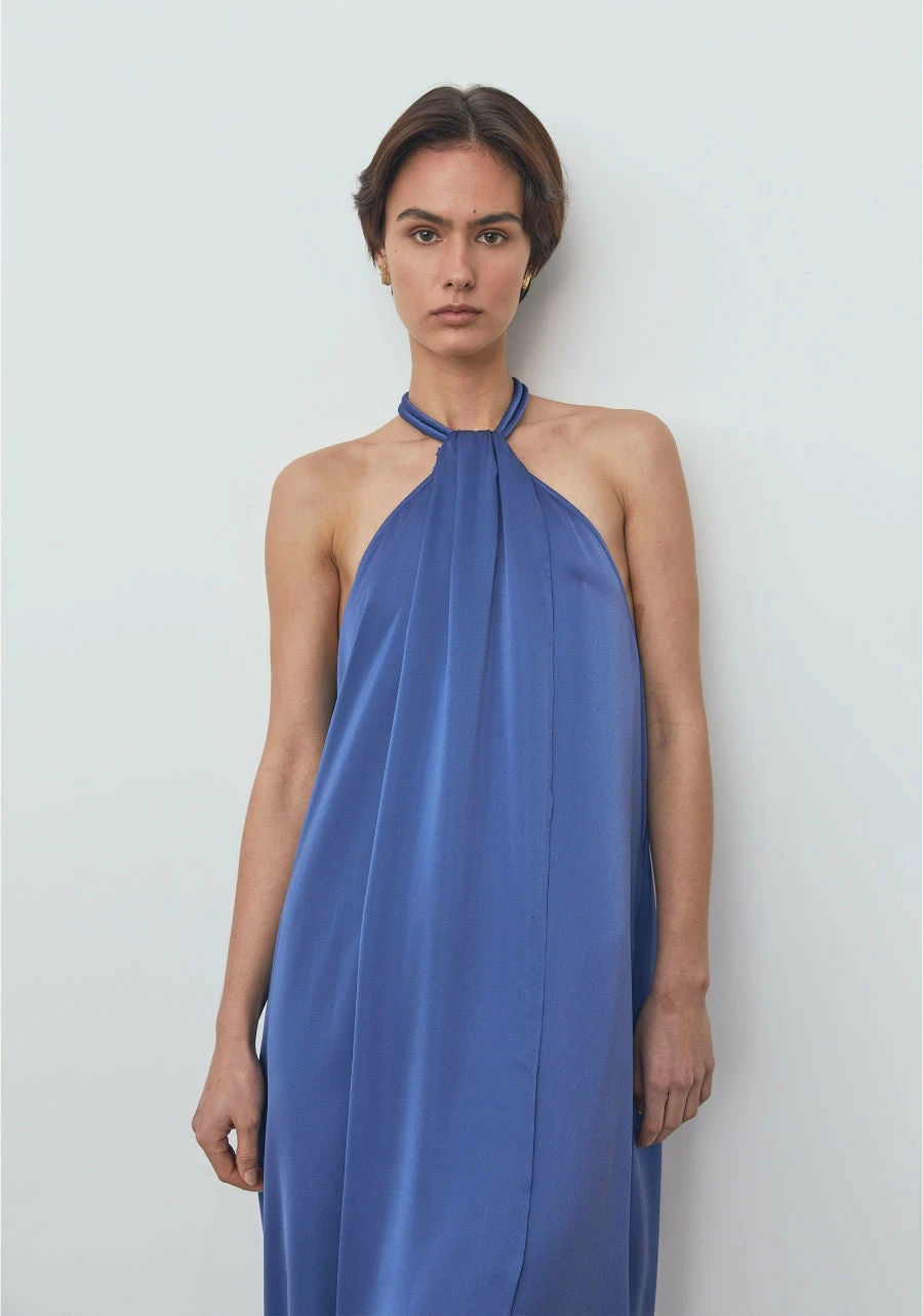 Viktoria & Woods | Beatrice Halter Dress - Cobalt 5 Viktoria & Woods | Beatrice Halter Dress - Cobalt - Image 3