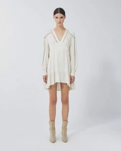 IRO | Bilam Dress - Ecru -Kameli Shop WP33BILAM22S ECR01 C