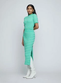 Anna Quan | Iris Skirt - Emerald -Kameli Shop anna quan colette top emerald iris skirt emerald 2