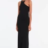 SIR The Label | Aude Open Back Dress - Black -Kameli Shop audeblack