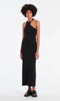 SIR The Label | Aude Open Back Dress - Black