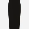St Agni | Low Waist Pencil Skirt - Black -Kameli Shop blackskirt