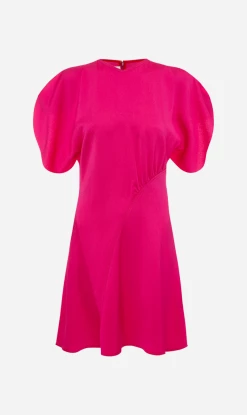 Victoria Beckham | Cap Sleeve Mini Dress - Fuchsia