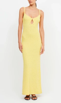 Bec + Bridge | Effie Knit Key Maxi Dress - Daffodil Yellow