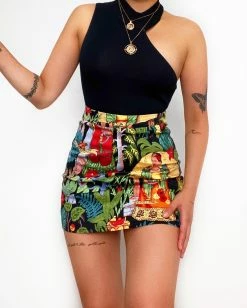 Kameli Boutique Jenny Mini Skirt - Black