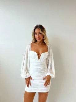Kameli Boutique Chantria Mini Dress - White -Kameli Shop image 12e3b7a1 02e6 4f84 837c 35a5c440ee24