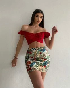 Kameli Boutique Jenny Mini Skirt - Ivory -Kameli Shop image 4be470e4 816f 4846 980f afd72a36bba2