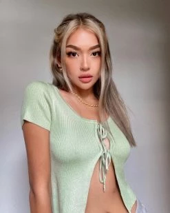 Kameli Boutique Moonlight Knit Top - Green 9 Kameli Boutique Moonlight Knit Top - Green -Kameli Shop image 5b91dae8 c215 4b0b a89c a63a2e1ded82