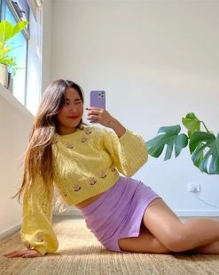 Kameli Boutique Thalita Mini Skirt - Lilac -Kameli Shop image 874a4890 eed6 4893 8f67 e40ce992a57a