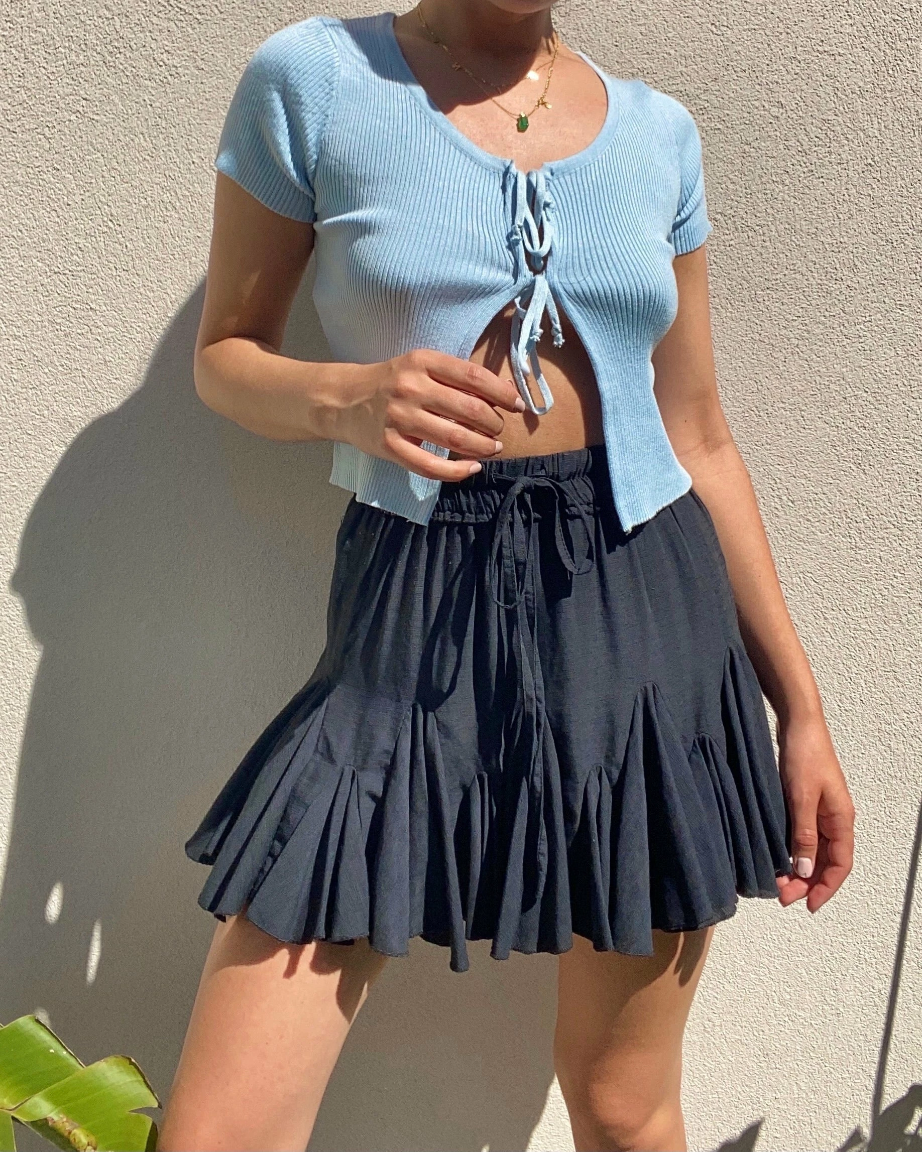 Kameli Boutique Moonlight Knit Top - Blue 5 Kameli Boutique Moonlight Knit Top - Blue - Image 3